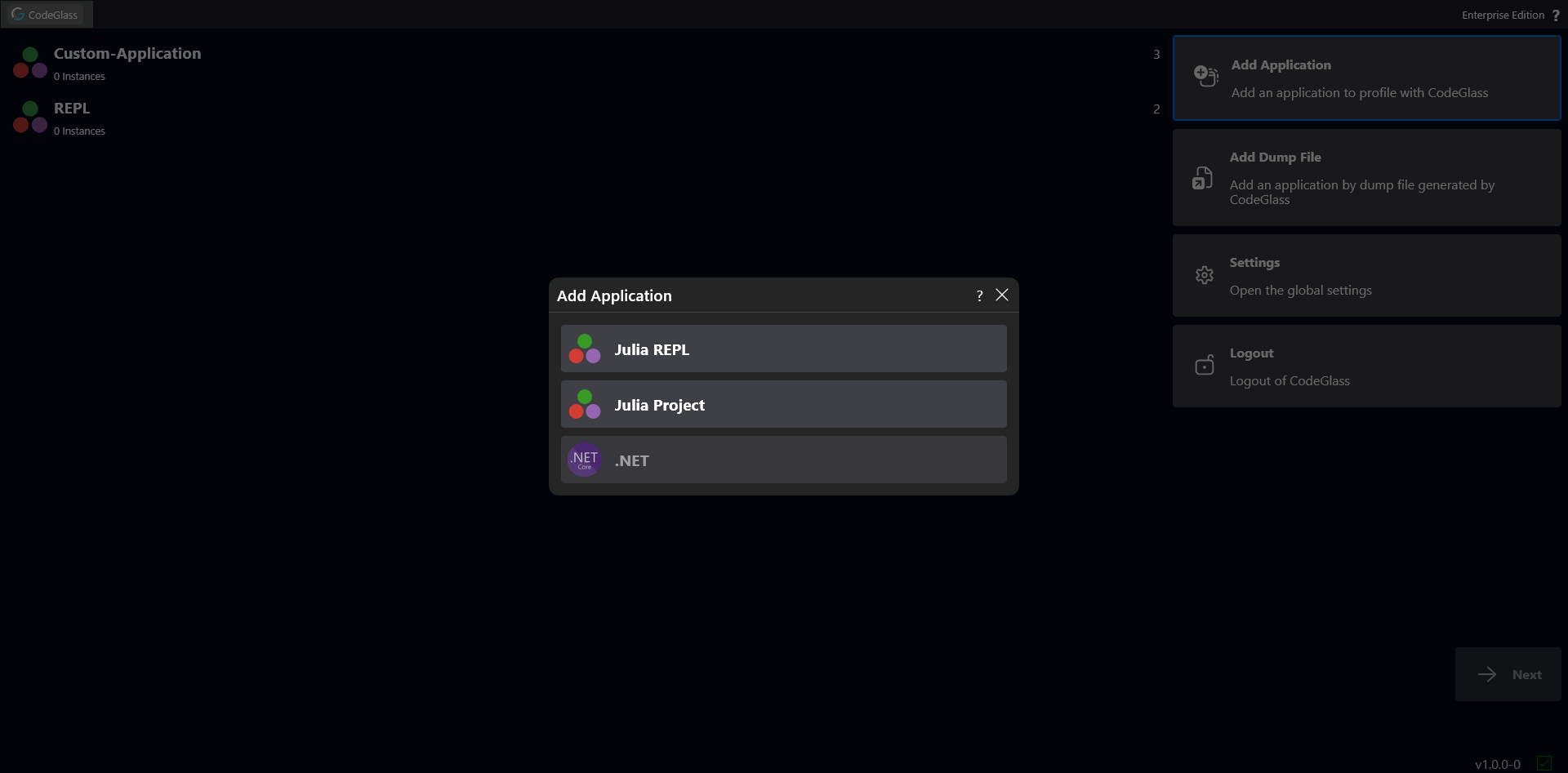 Add Application 1