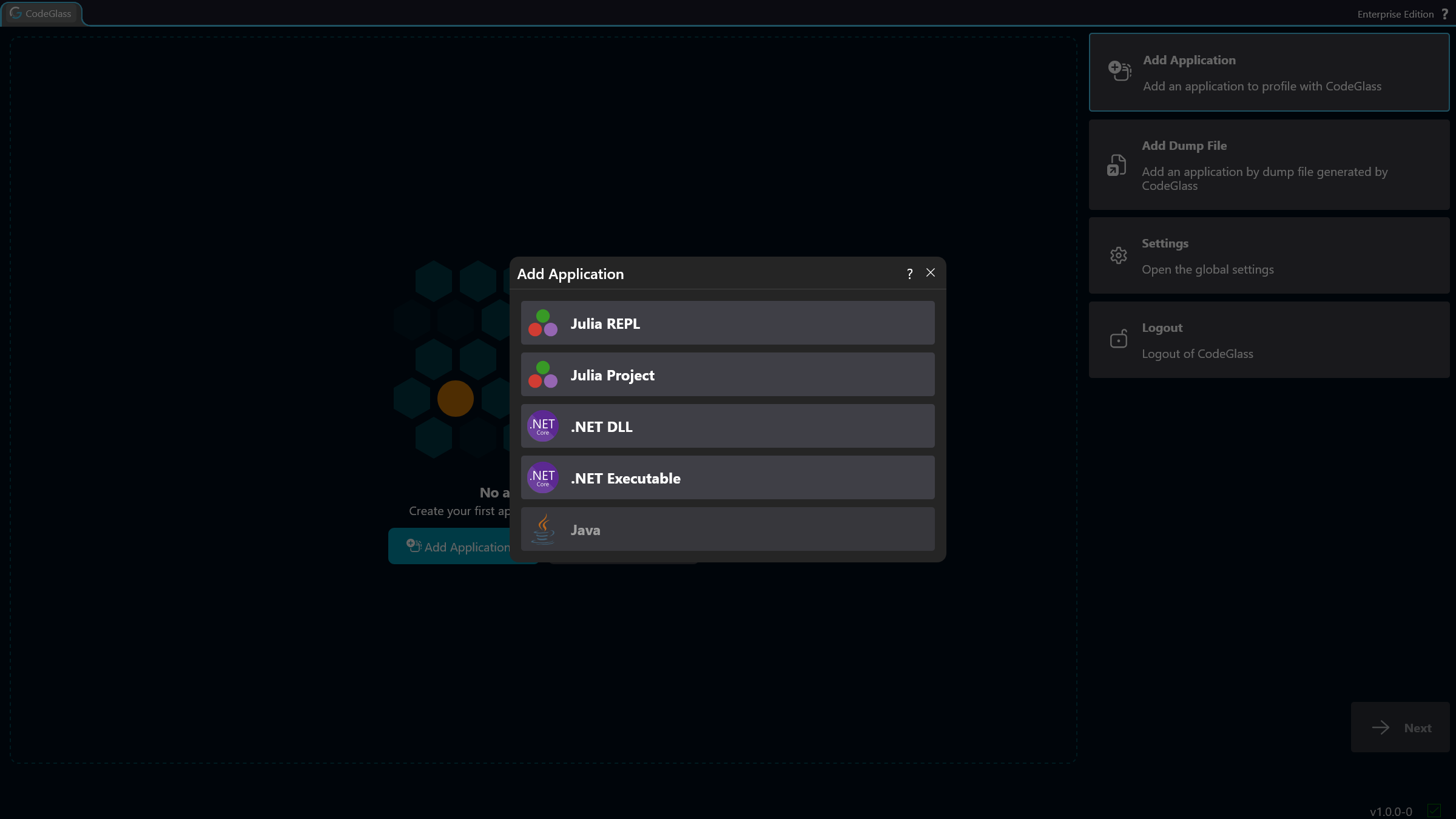 Add Application 1