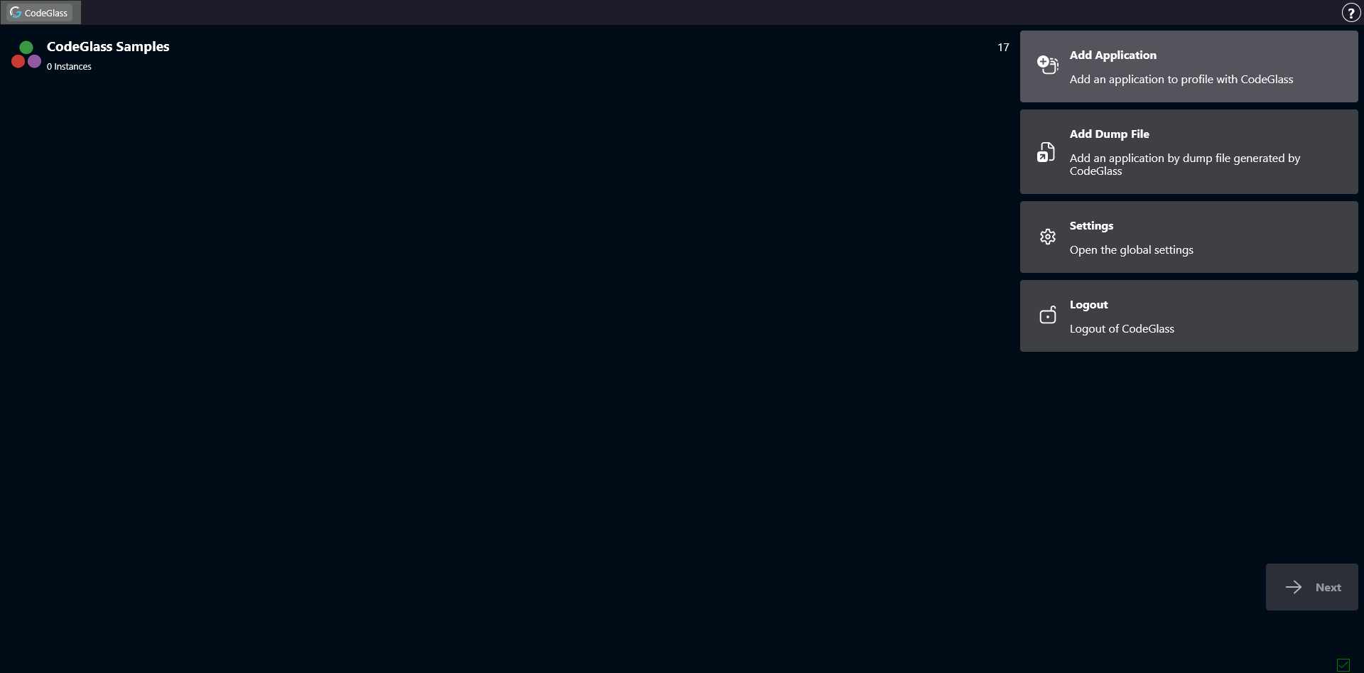 Application List