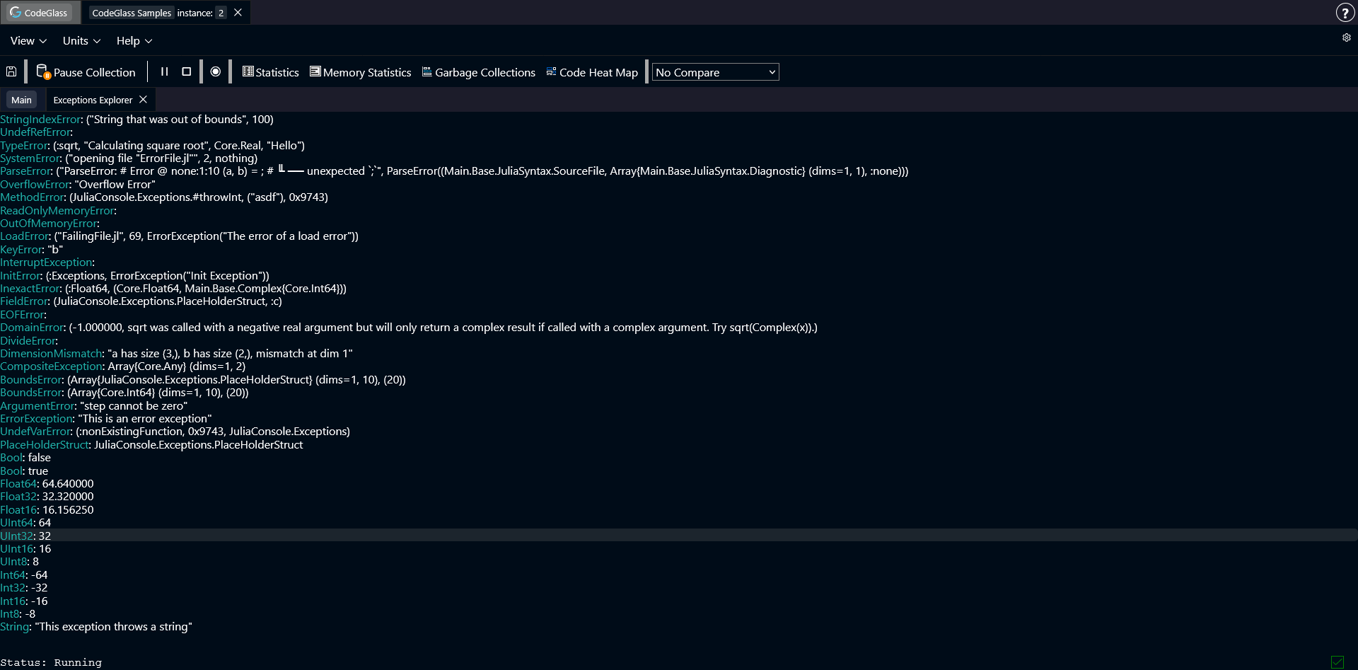 Exception Explorer