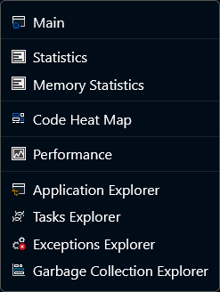 Instance Menu View