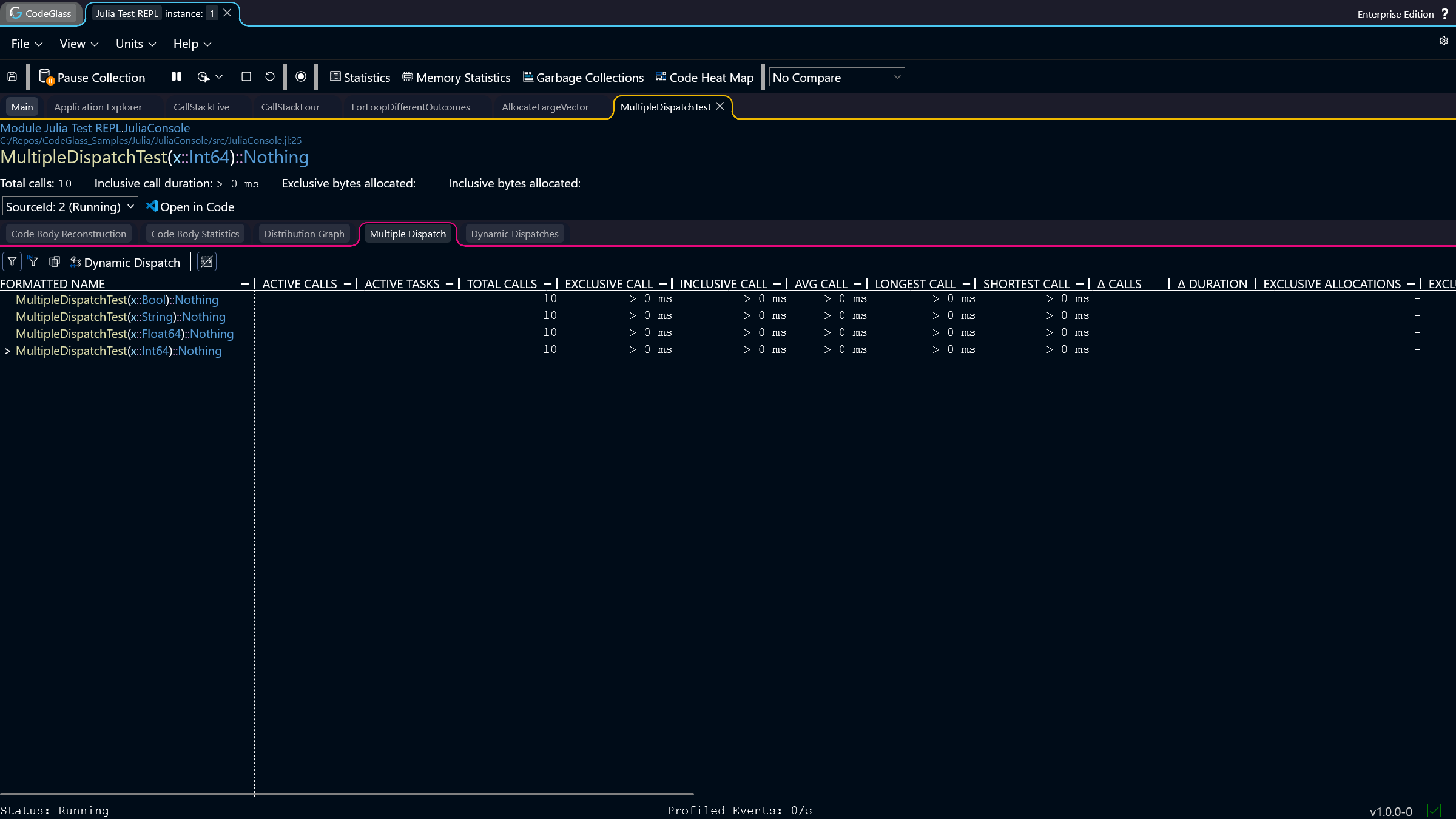Multiple Dispatch