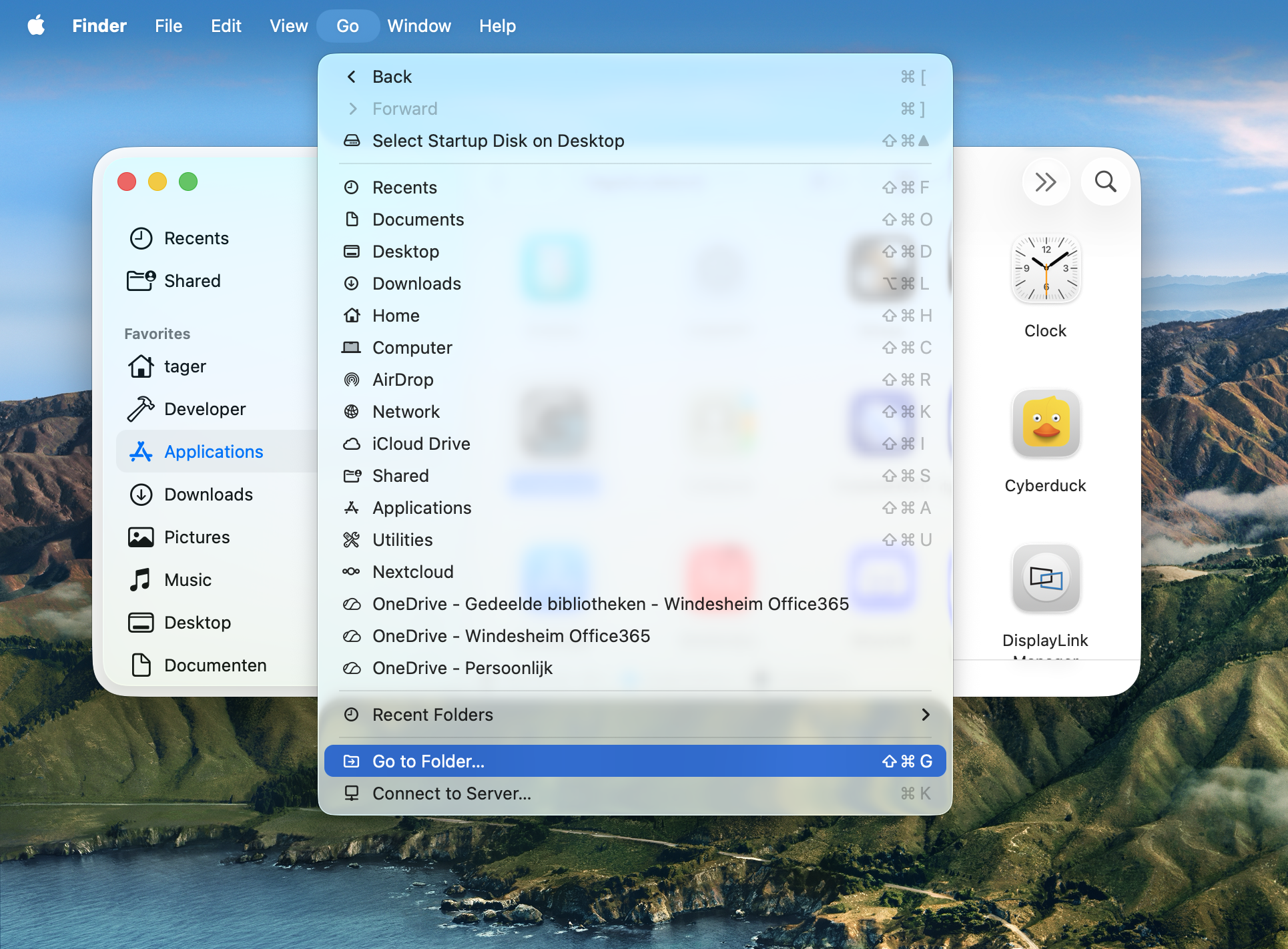Go To Folder...