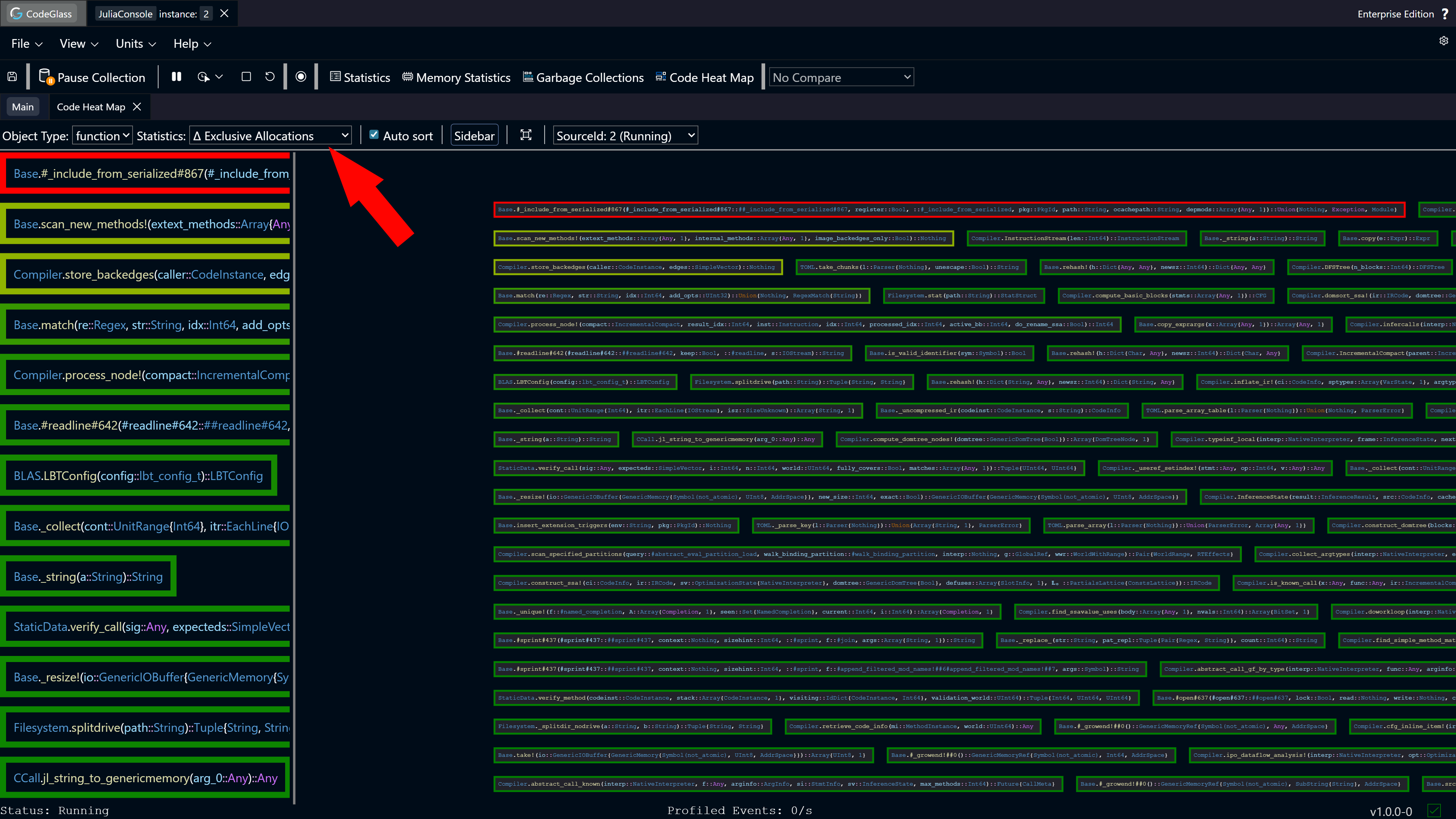 Heatmap Memory View